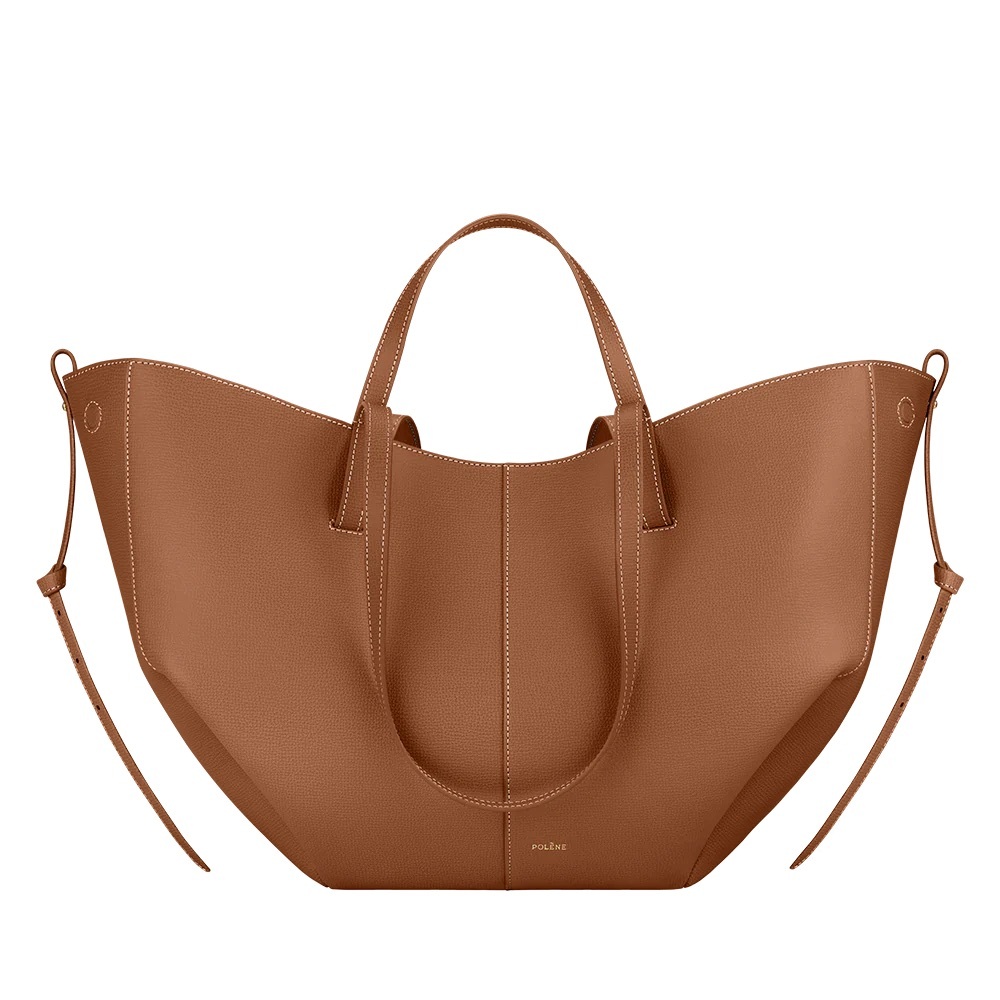 Polène Cyme Tote in Textured Camel